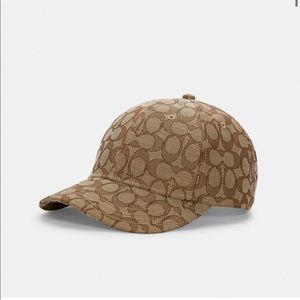 Coach Hat Signature Jacquard Cap